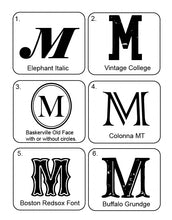 Load image into Gallery viewer, Monogram 14oz Whiskey Glasses