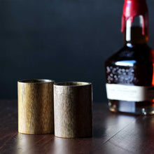 Load image into Gallery viewer, Mango Wood Shot Cups (Set of 2)