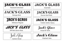 Load image into Gallery viewer, Personalized 14oz Whiskey Glasses
