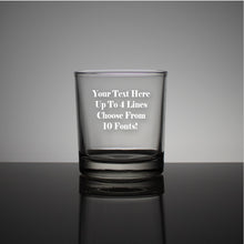 Load image into Gallery viewer, Personalized 14oz Whiskey Glasses
