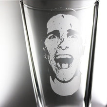 Load image into Gallery viewer, American Psycho Pint Glass - Patrick Bateman
