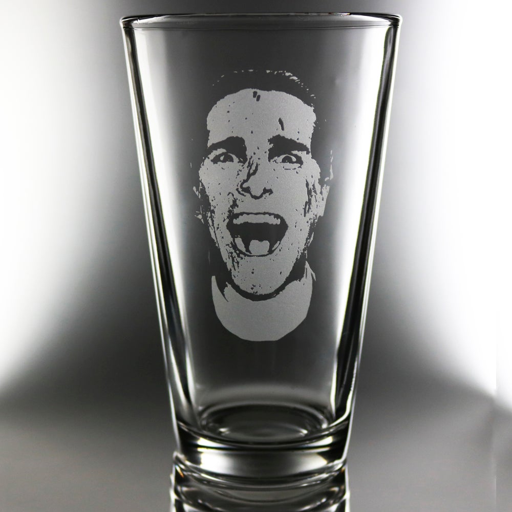 American Psycho Pint Glass - Patrick Bateman