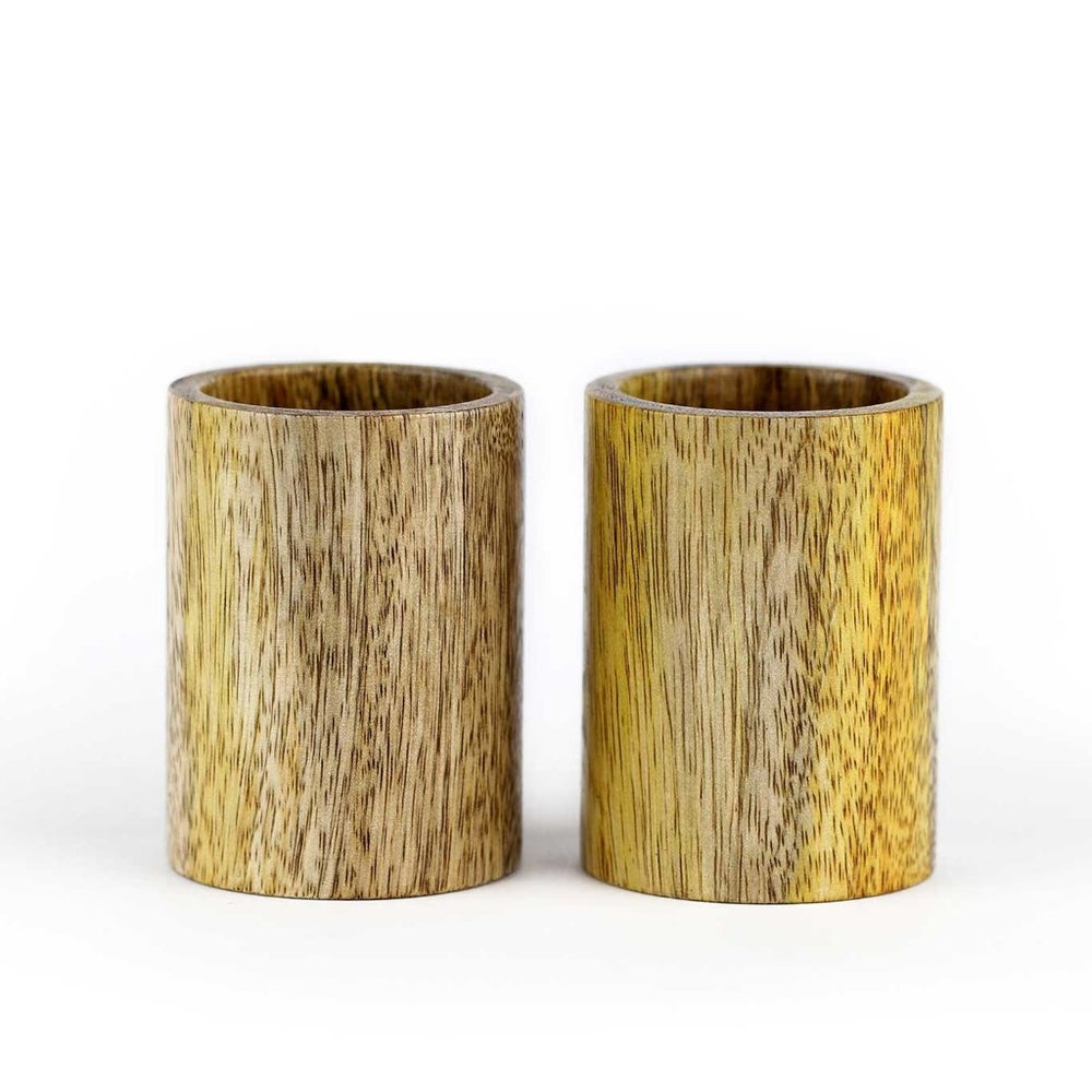 Mango Wood Shot Cups (Set of 2)