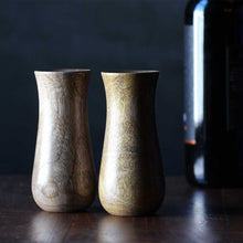 Load image into Gallery viewer, Mango Wood Stemless Cups (Set of 2)
