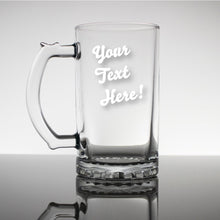 Load image into Gallery viewer, Write Your Own Message Engraved - 14oz Beer Mug
